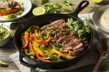 Homemade Beef Steak Fajitas