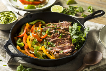 Homemade Beef Steak Fajitas