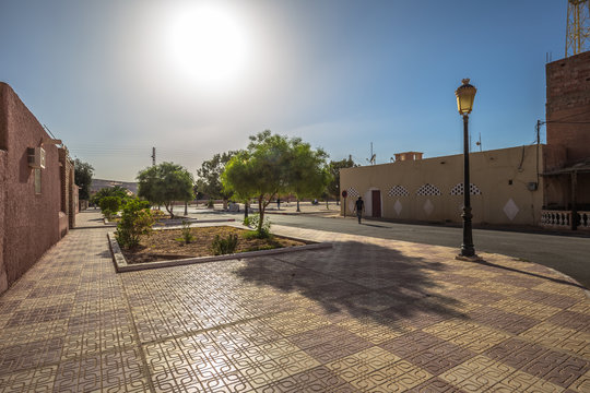 Tahgit- June 05, 2017: The streets of the town of Taghit, Algeria