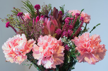 Easter Flower Bouquet with Carnations
