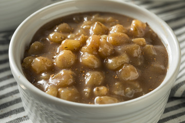 Homemade Brazlian Canjica Hominy Pudding