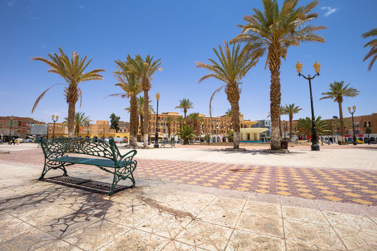 Bechar - June 07, 2017: Historic center of Bechar, Algeria