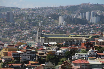 Obraz premium Widok na Valparaíso - Chile