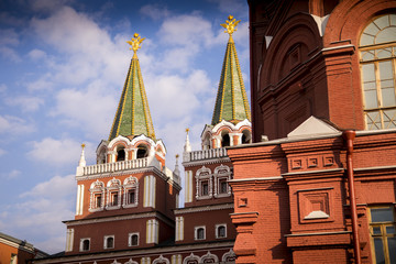 Exploring the ornate exteriors of the Kremlin and Red Square in Moscow, Russia.