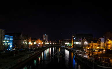Noc w mieście Bydgoszcz, Polska