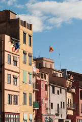 Fototapeta na wymiar Girona facade