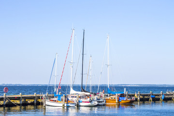 Fototapeta premium Insel Poel, Fischereihafen 