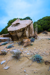 Ruine de Blockhaus la Plage de l'Espiguette