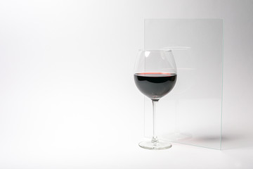 a glass of wine