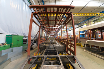 Tram production manufacture
