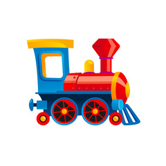 Toy train illustration