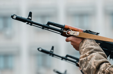 military and weapons. the concept of a military conflict. war