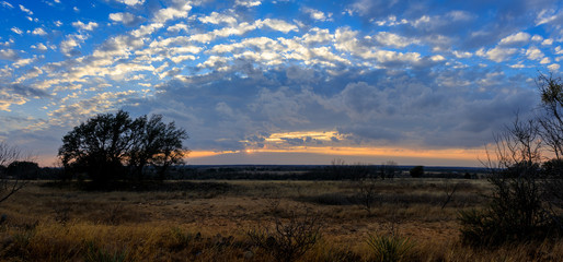Clouds at sunset