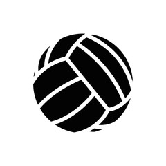 Volleyball ball silhouette