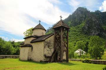 Fototapeta na wymiar Monastery Dobrilovina, Montenegro