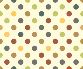 seamless abstract soft colors dot vector patterns  orange  yellow  green