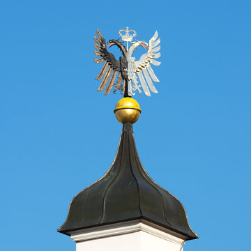 Wappen auf dem Rathaus in Kempten