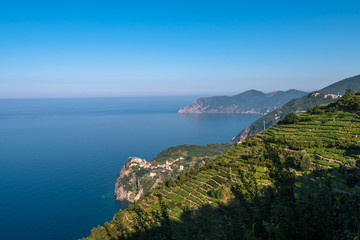 Cinque Terre is a Park in Italy, located on the West Coast of Italy. There are 3 major Towns in the Park, Manarola, Vernazza and Rio Maggiore