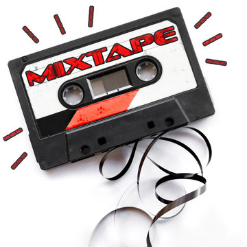mixtape audio tape label