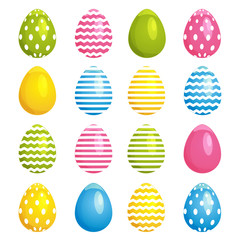 set of Easter eggs for decoration