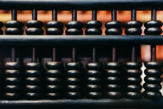 Chinese wooden abacus