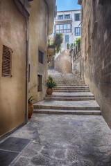 Street Scene in Palma de Mallorca, Spain