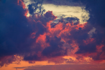 Fototapeta premium Dramatic clouds in the sky