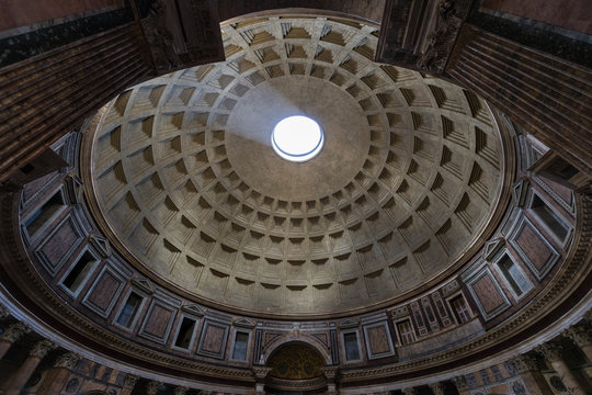 Inside the Pantheon of Rome