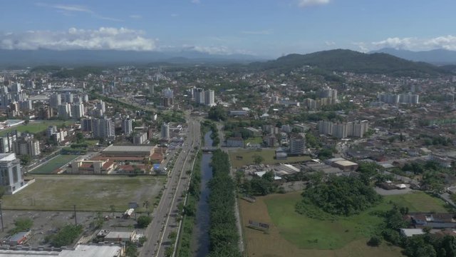 aerea de cidade de joinville