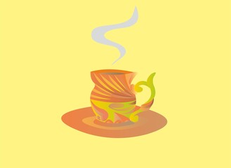 Cup and saucer