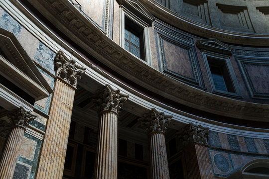 Inside the Pantheon of Rome