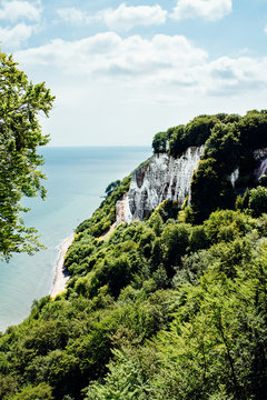 Chalk cliff of R?__gen Island, Germany