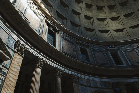 Inside the Pantheon of Rome