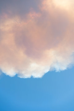 Huge smoke cloud