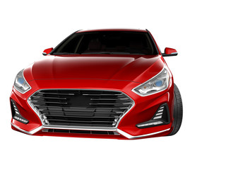 Naklejka premium Modern Car collection hi resolution render
