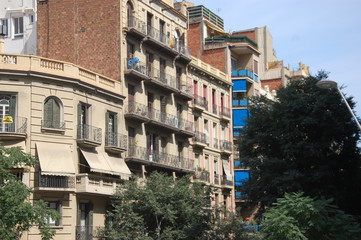 Hiszpania Barcelona Ulice © Piotr