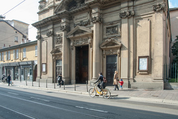 la chiesa di san gottardo al corso  a milano