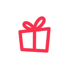 gift icon outline line logo vector download