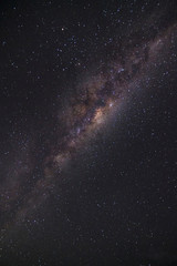 Fototapeta premium bliska droga mleczna na nocnym niebie
