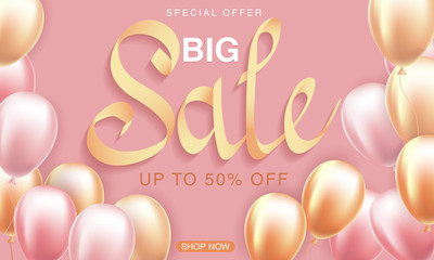 Sale banner template design