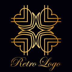 Vintage ornamental logo