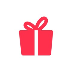 gift icon solid vector logo download