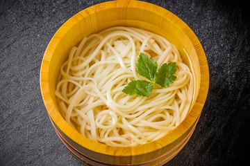 手打ちうどん　homemade noodles of Japan(udon)