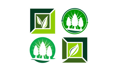 Leaf Template Vector Set