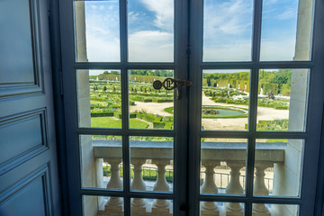 View of the Chateau de Versailles Gardens in Paris, France.