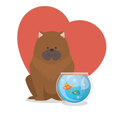 cute mascots pet shop icons