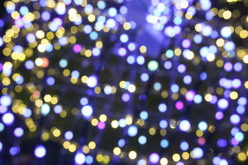  Illuminated background of Christmas decoration