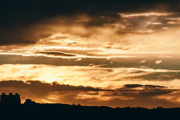 Taipei sunset skyline, Taiwan