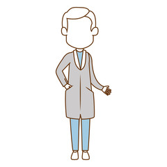 doctor with uniform character