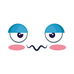 emoticon face kawaii character